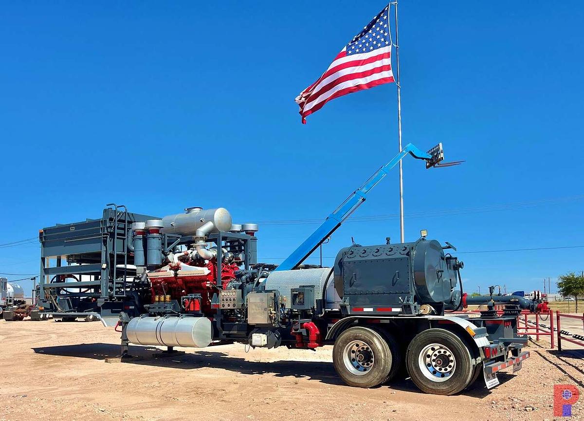 Used 2018 SPM 2500HP 15,000PSI T/A FRAC PUMP TRAILER