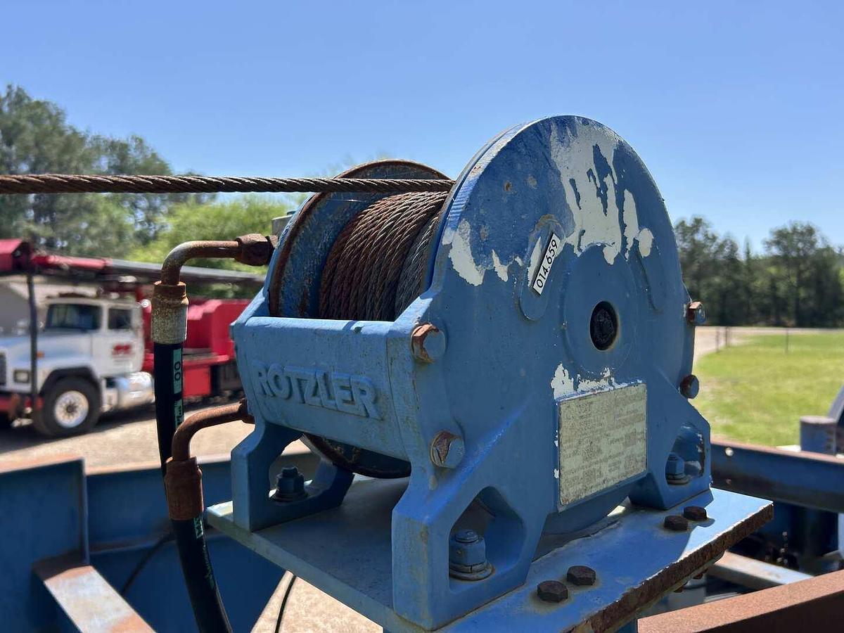 Used NOV BOWEN S-85 POWER SWIVEL MTD ON 2007 AMERITRAIL GOOSENECK T/A TRAILER