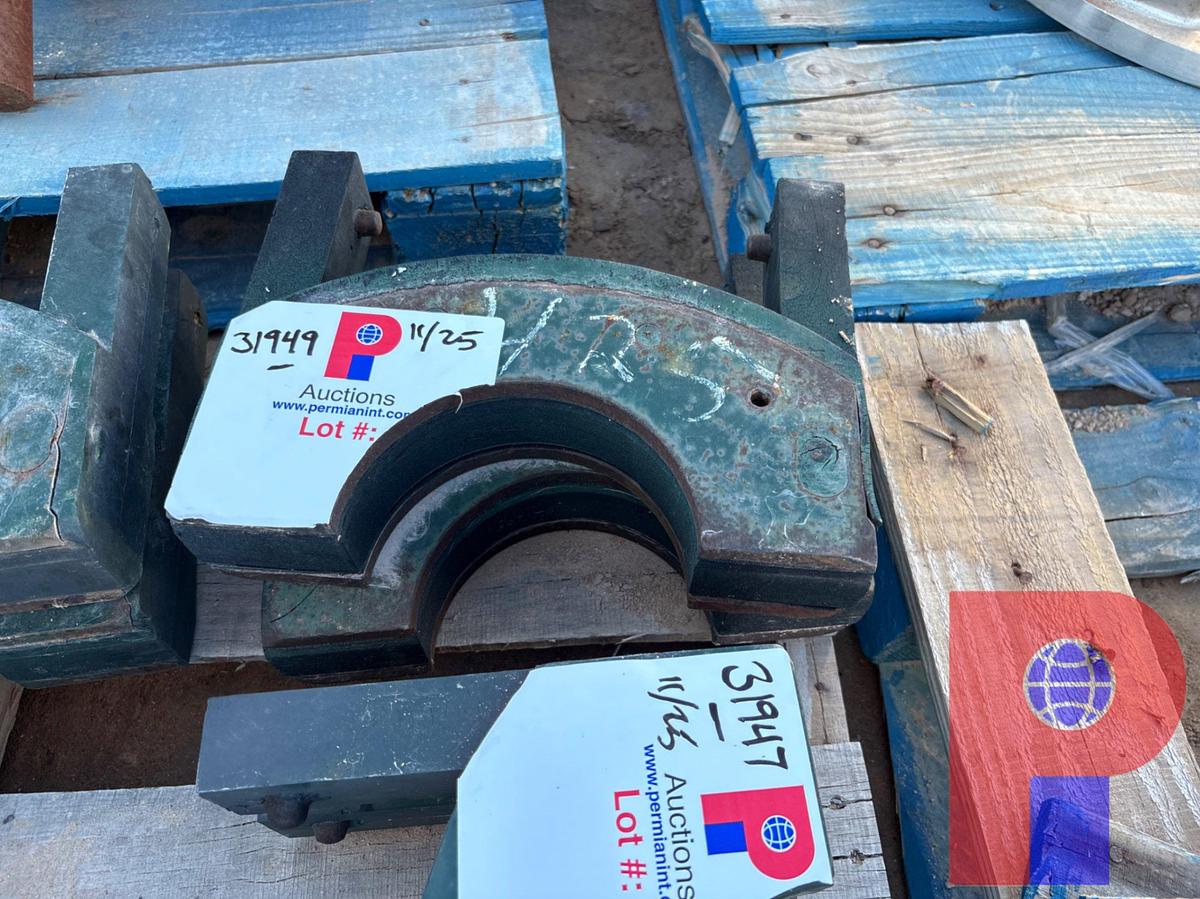 Used (2) 12”W X 6”DIA BOP PIPE RAMS