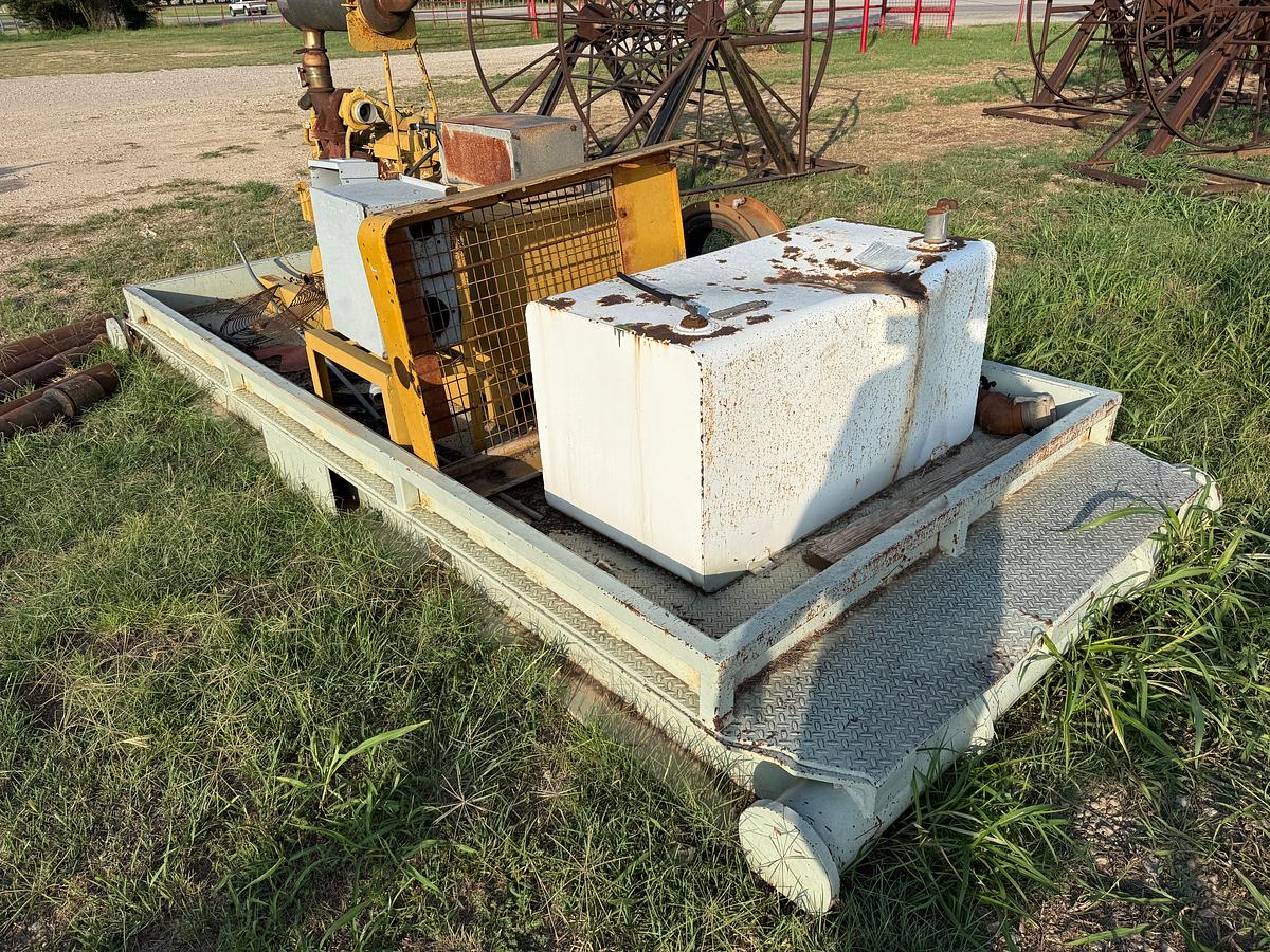 Used KOHLER 55-KW GENERATOR P/B JOHN DEERE 4039TF DIESEL ENGINE, (INOPERABLE)
