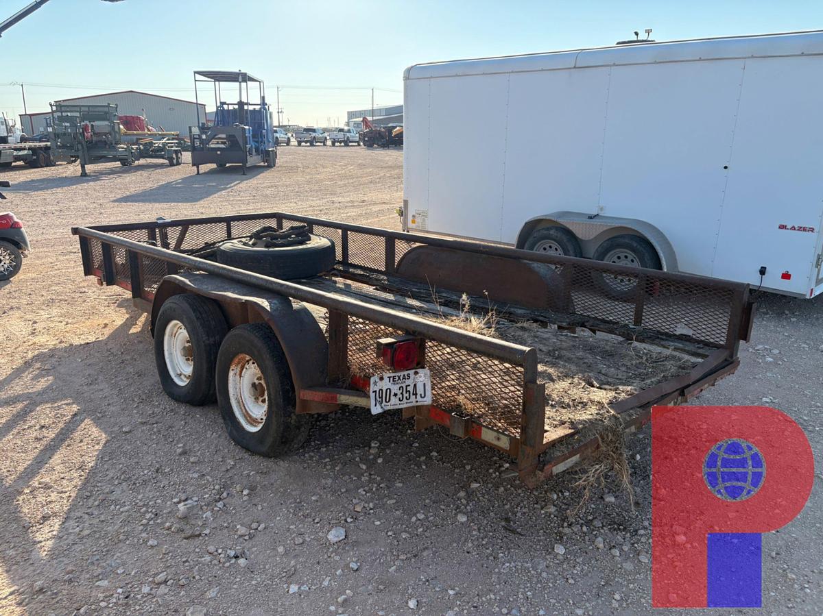 Used 2008 C&M TRAILERS 16’ X 7’ T/A BUMPER PULL UTILITY TRAILER