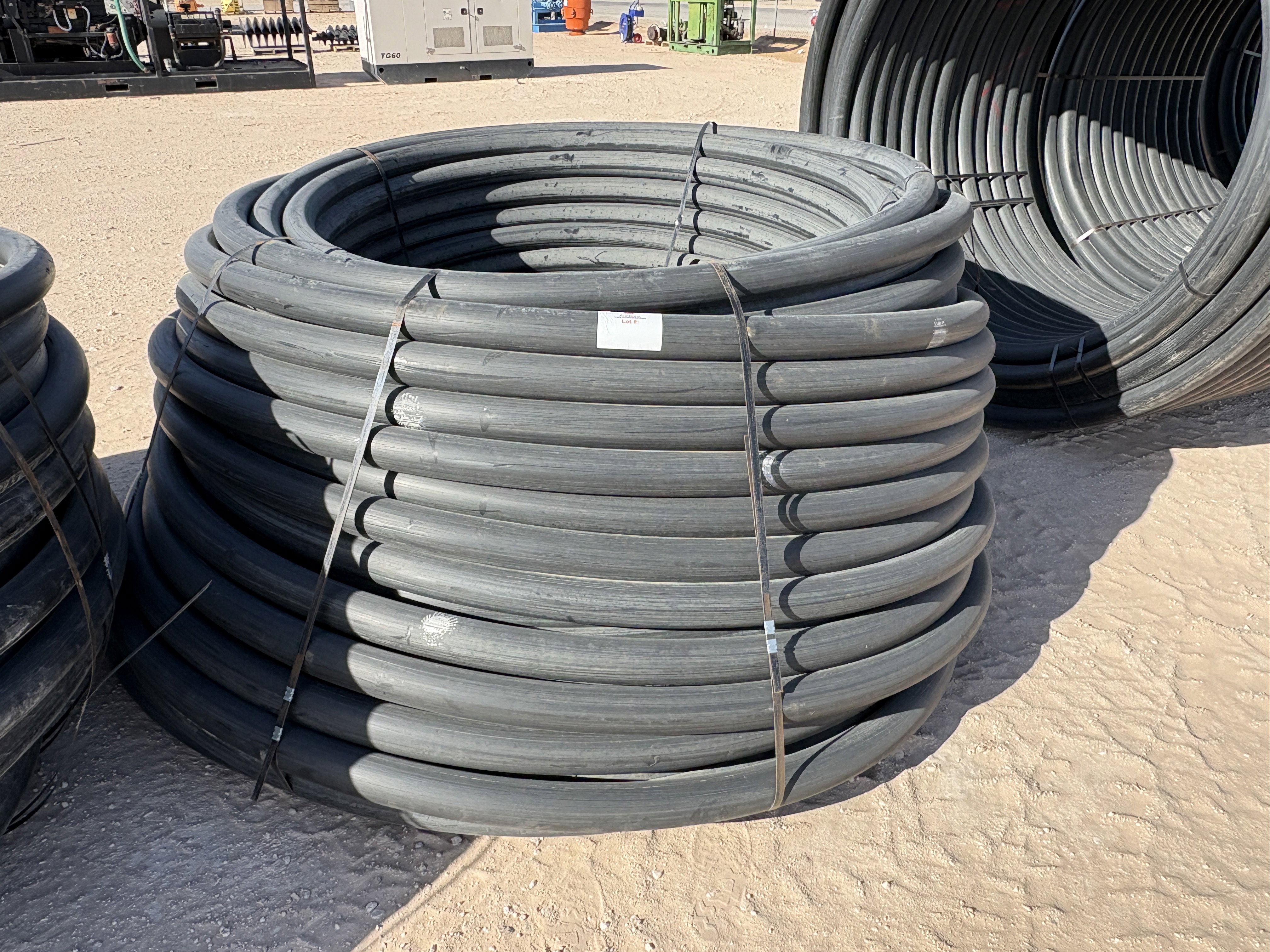 Used 1,000 FOOT ROLL OF 3” IPS DR9 POLY PIPE
