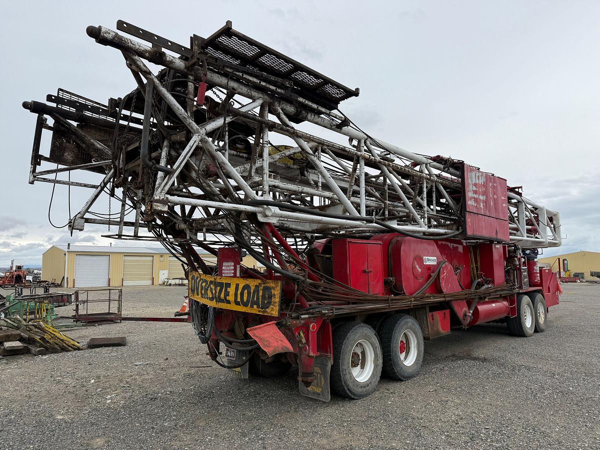 Used 1979 FRANKS EXPLORER III 1287/160 DTD-HT 96’-215K 4-AXLE WELL SERVICE WORKOVER RIG