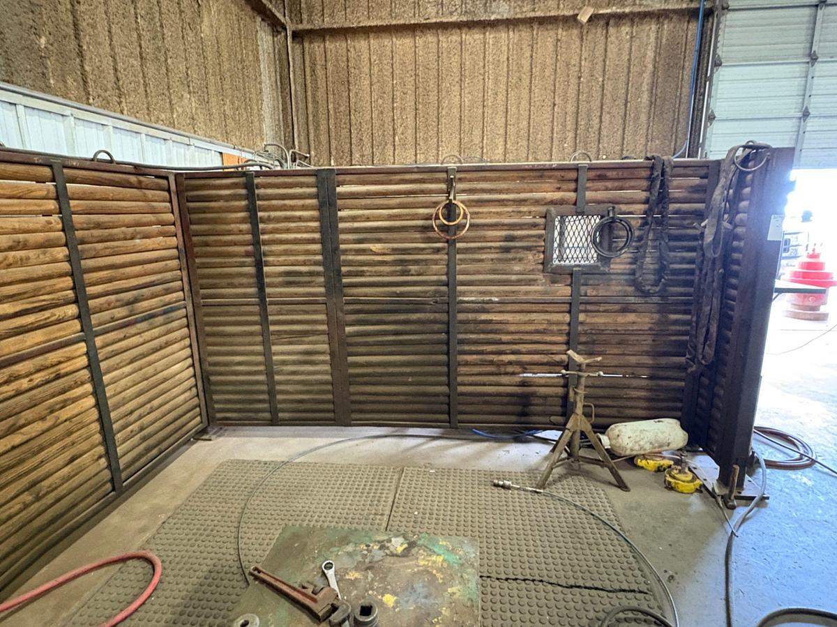 Used 15’ x 12’ x 6.5’ pressure test booth w/ tools