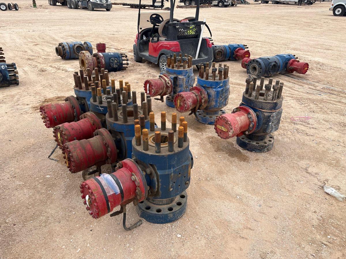 Used (7x$) 5” 15K hydraulic ball valves