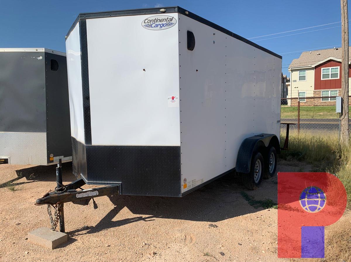 Used 2020 CONT 14’ CONTINENTAL CARGO ENCLOSED TRAILER