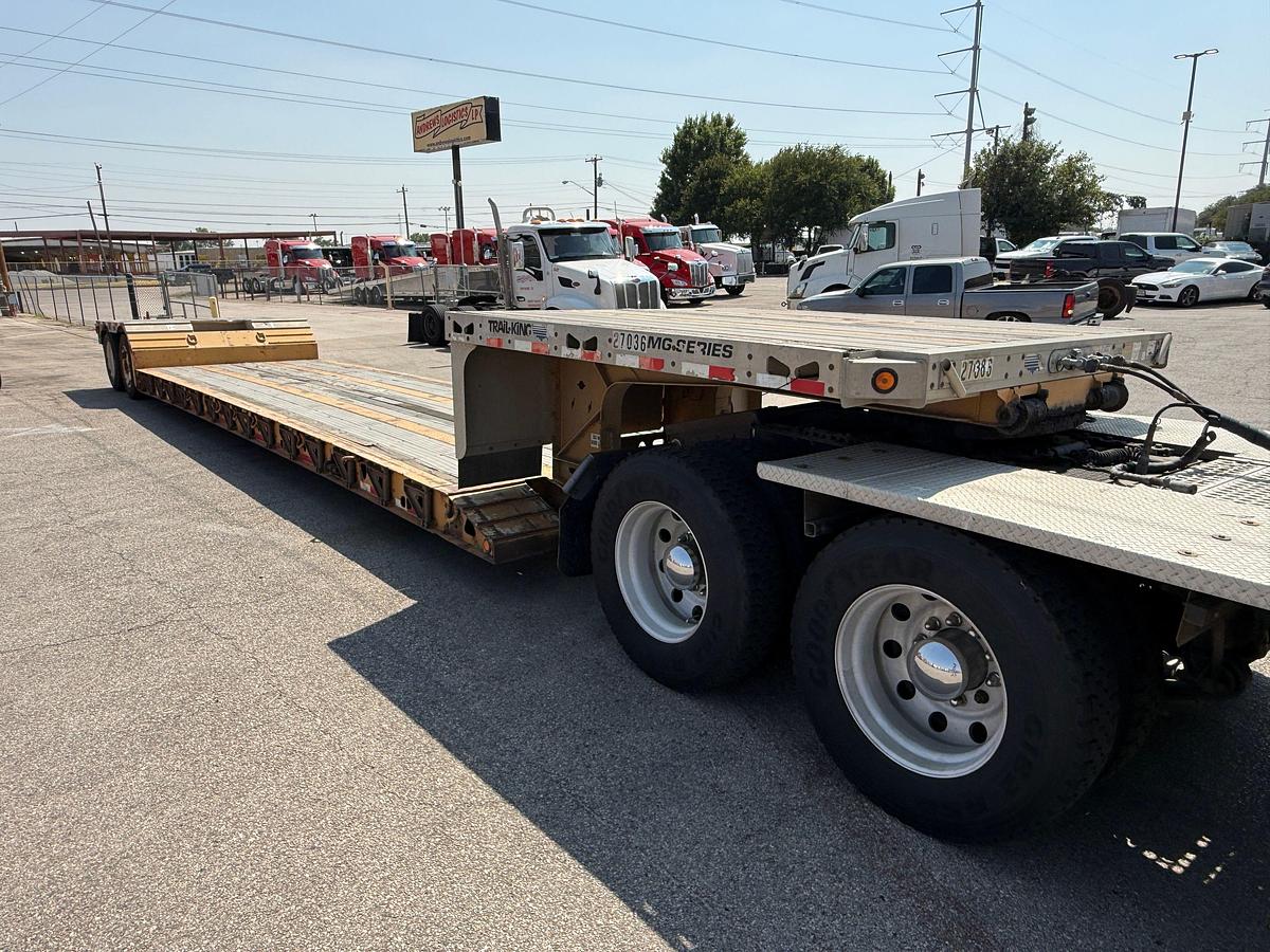 Used 2013 TRAIL KING TK54MG-482 T/A DBL DROP DECK RGN LOWBOY TRAILER