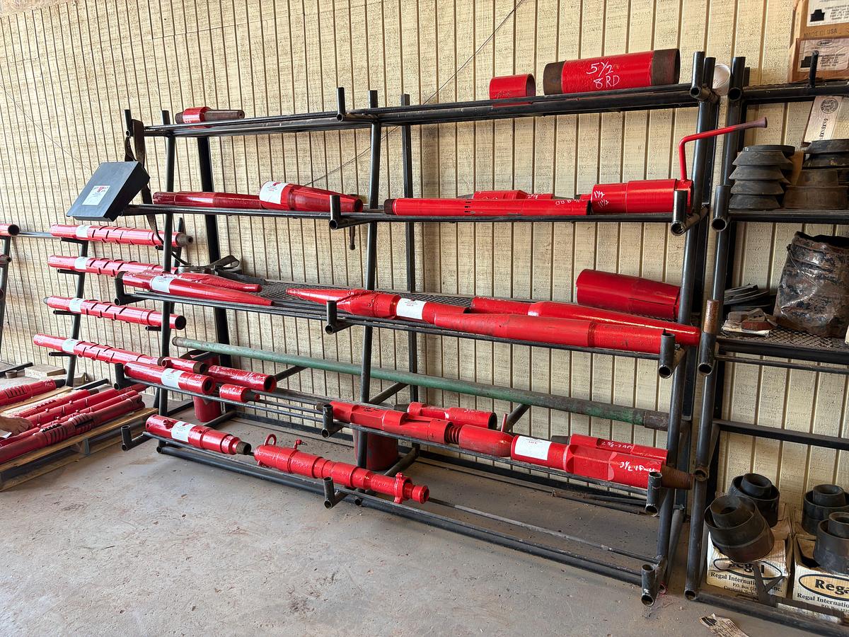 Used 9.5’ x 3’ x 6.5’ tool rack
