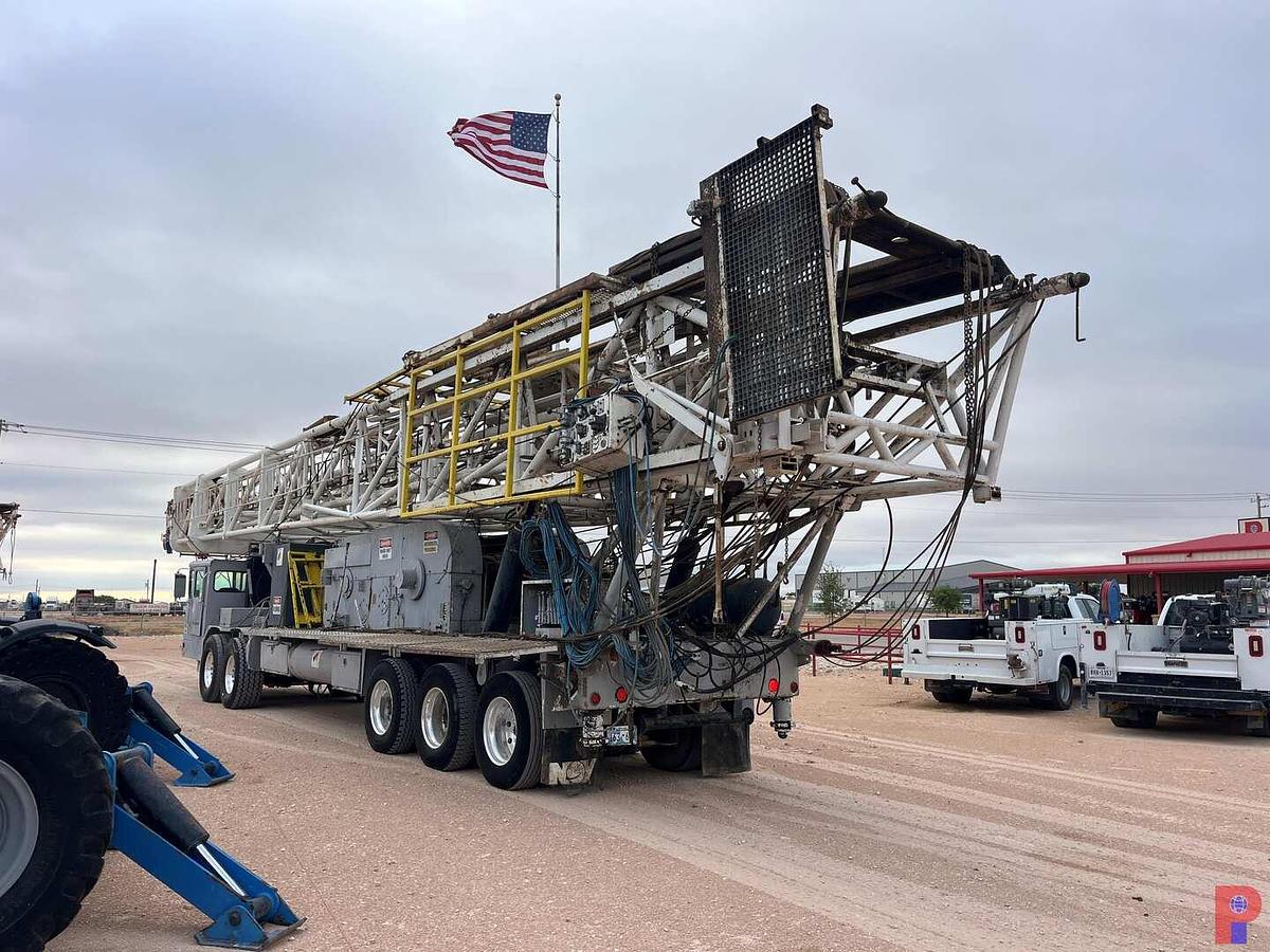 Used FRANKS 1287/160 DD 108’-269K 5-AXLE WELL SERVICE WORKOVER RIG