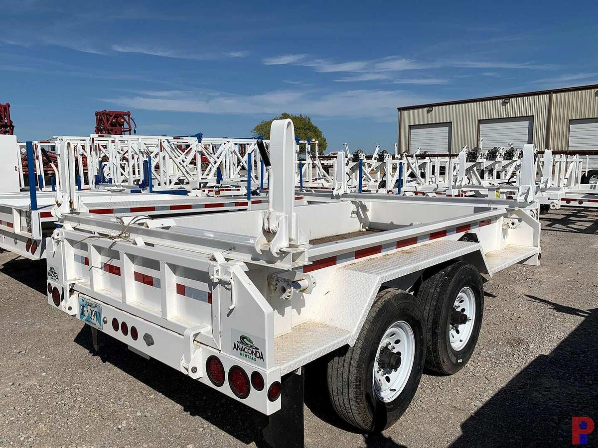 Used 2017 BROOKS BROTHERS TRAILERS  21’ T/A PINTLE HITCH POLE TRAILER