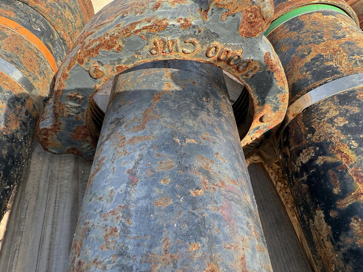 Used (39 X $) 7-PALLETS 4” X 4’L FIG 1002 10K WP FLOW IRON