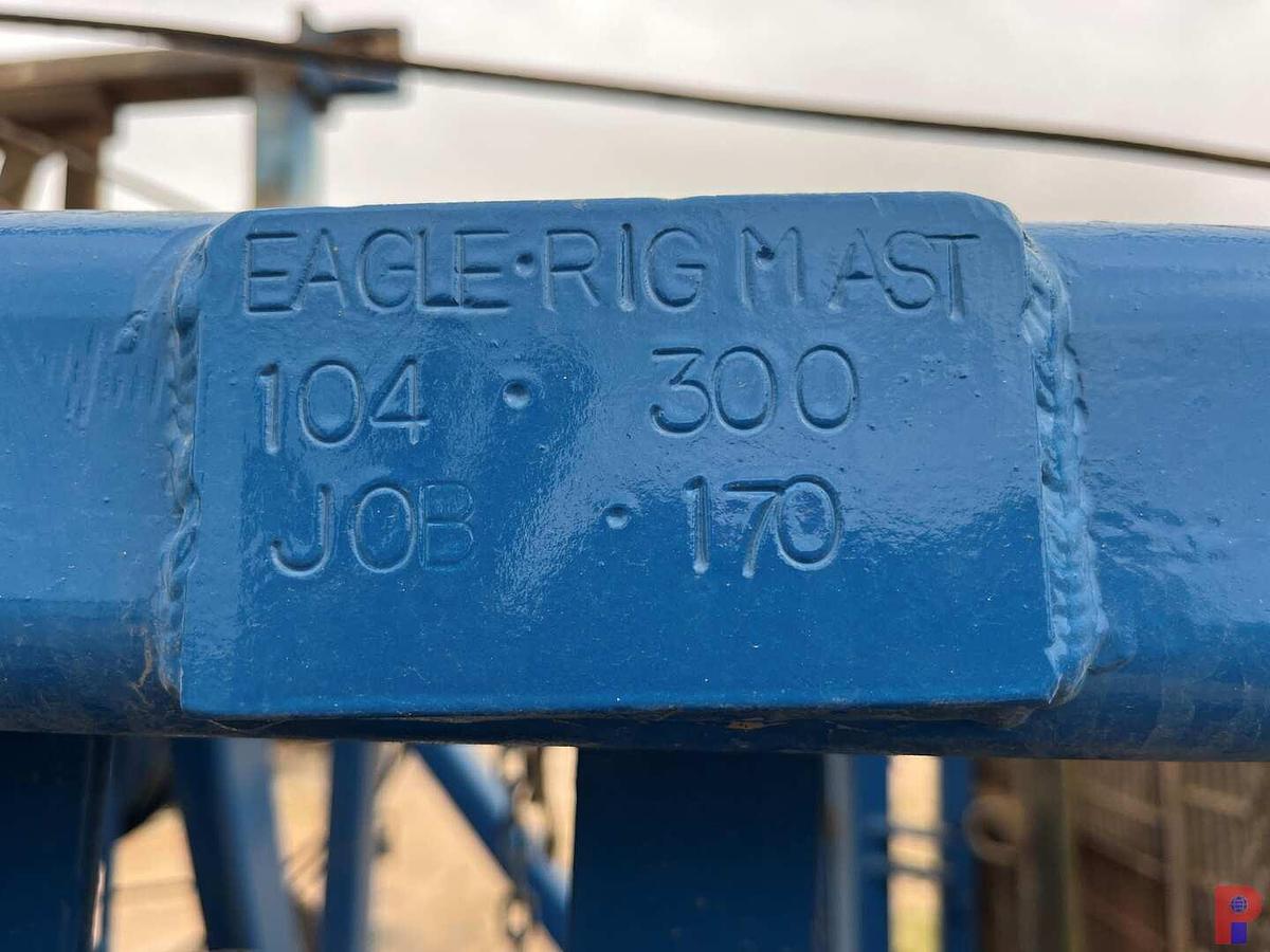 Used 2013 EAGLE 600 DD 104’-300K 5-AXLE WELL SERVICE WORKOVER RIG