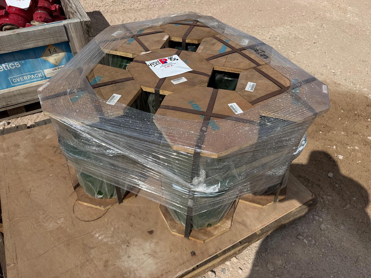 Used PALLET W/ (7) UNUSED 6” ZIRCONIA BLAK-JAK FC-1600 PUMP LINER