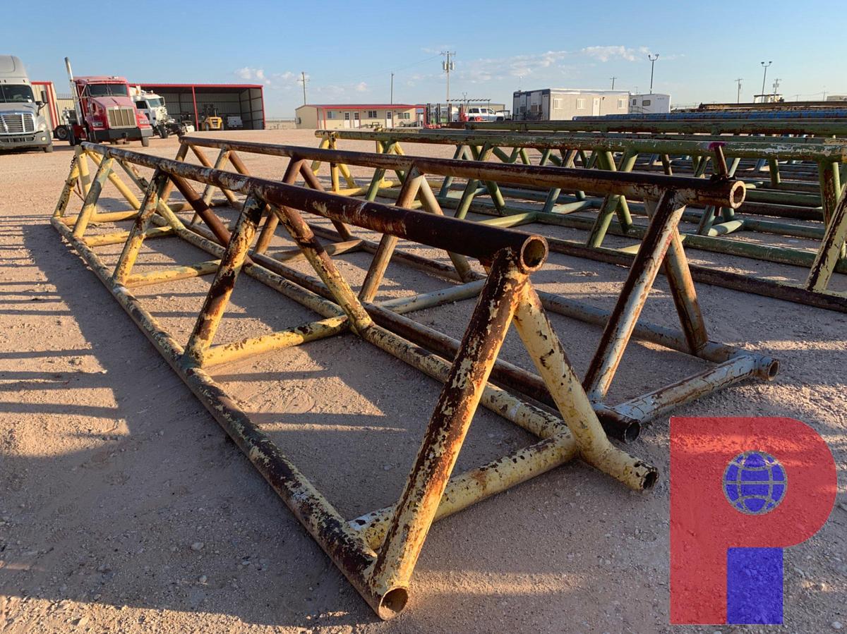 Used (2X$) 29’ X 43” TRIANGLE PIPE RACKS