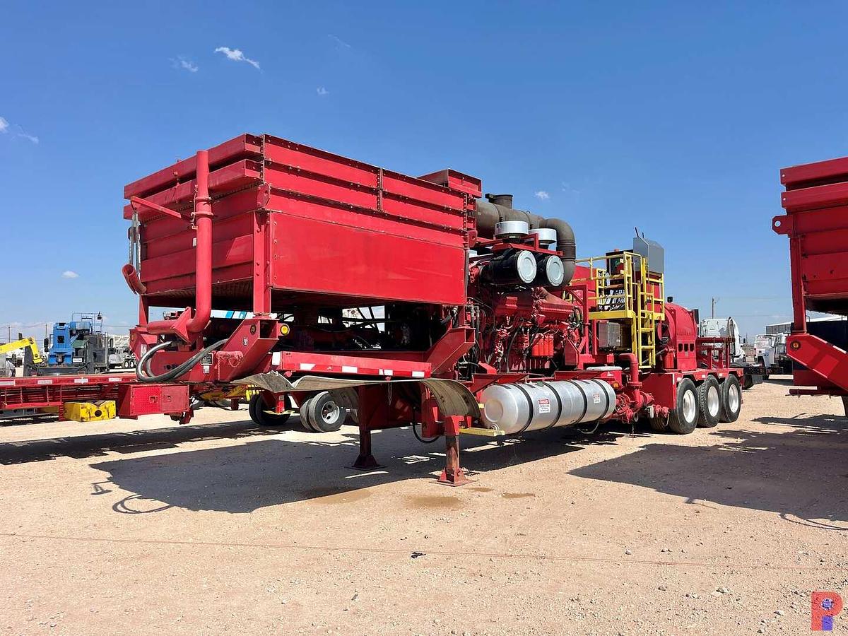 Used 2011 BLACKSTONE TRAILER MFG 3-AXLE FRAC PUMP TRAILER