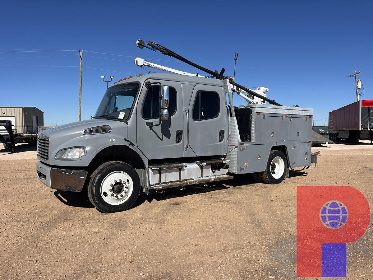 Used 2015 FREIGHTLINER M2 106 S/A CREW CAB SLICK LINE TRUCK