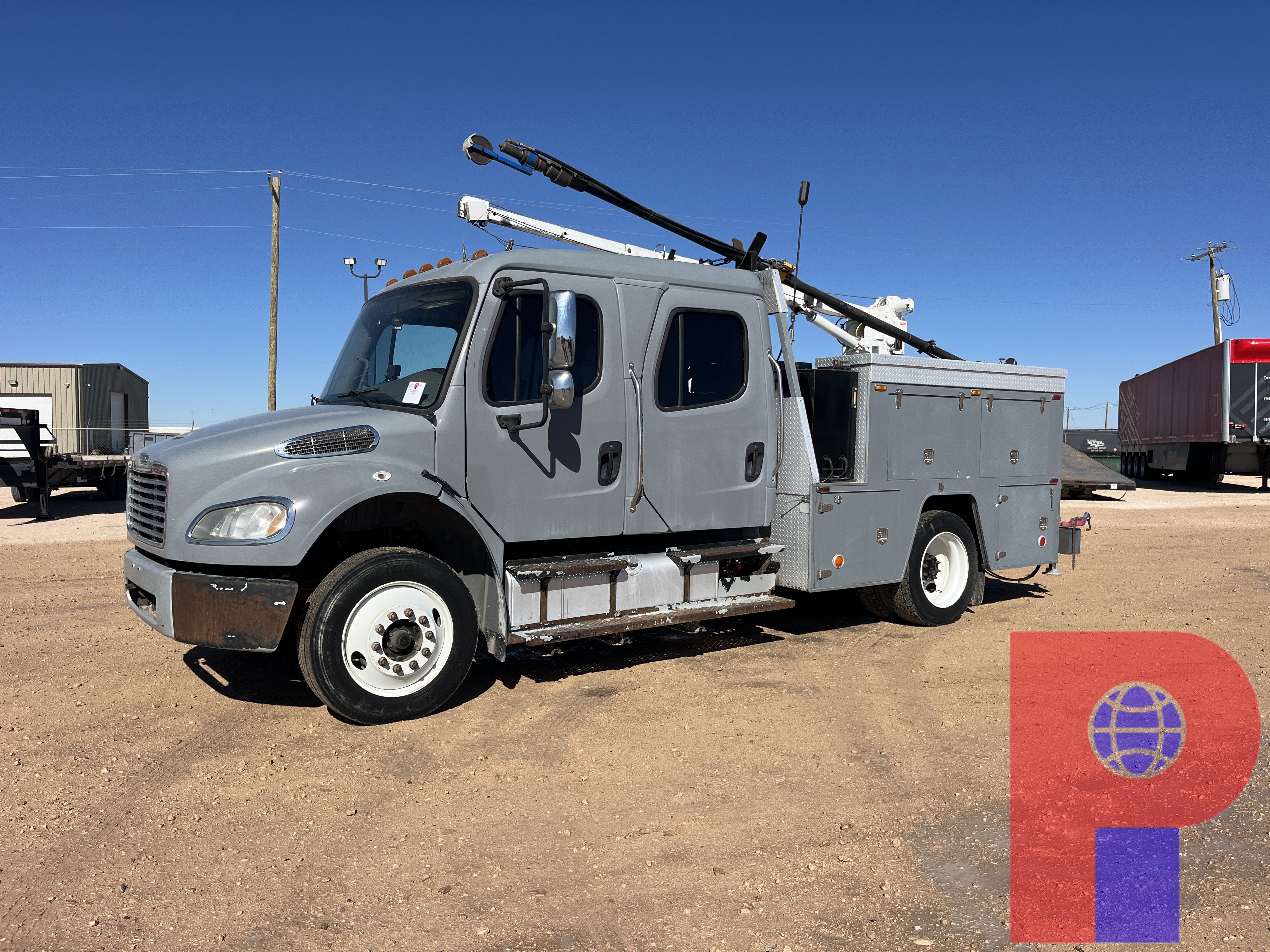 Used 2015 FREIGHTLINER M2 106 S/A CREW CAB SLICK LINE TRUCK