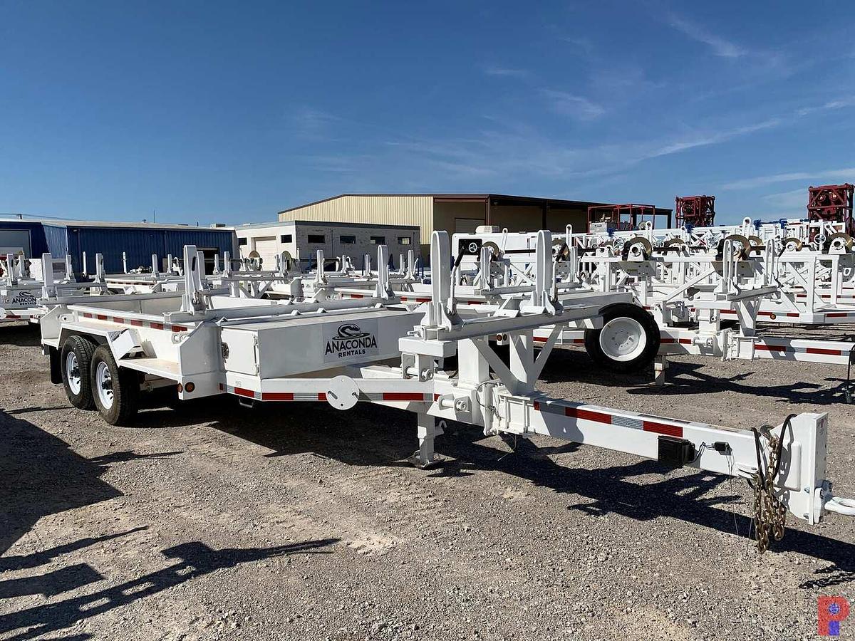 Used 2018 BROOKS BROTHERS TRAILERS 21’ T/A PINTLE HITCH POLE TRAILER