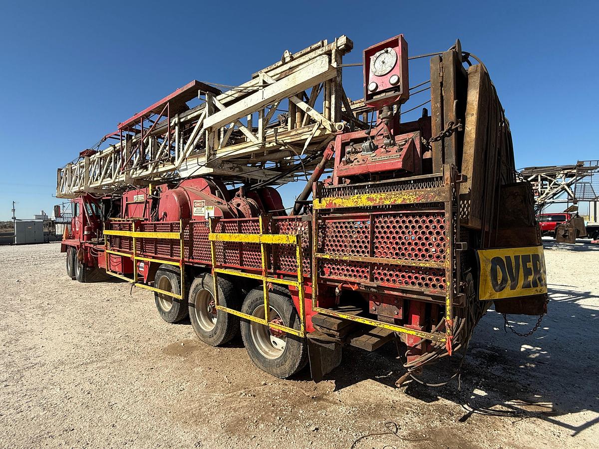 Used 1982 COOPER LTO-550 DD (97’-200K) 5-AXLE WORKING WELL SERVICE RIG PACKAGE LOTS TO INCLUDE 97 - 97F