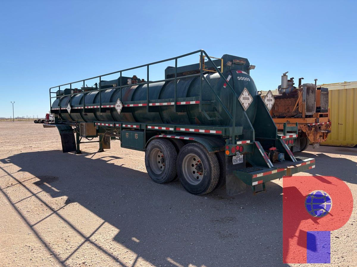 Used 2012 FORT WORTH FABRICATIONS 5,000 GALLON 2-COMP. T/A ACID TRANSPORT TRAILER