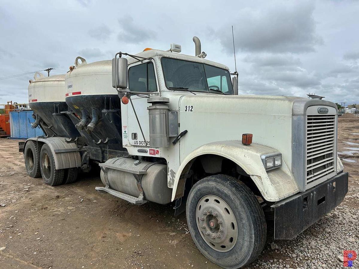 Used 2007 FREIGHTLINER FLD120 SD DBL. POD CEMENT BULK TRUCK