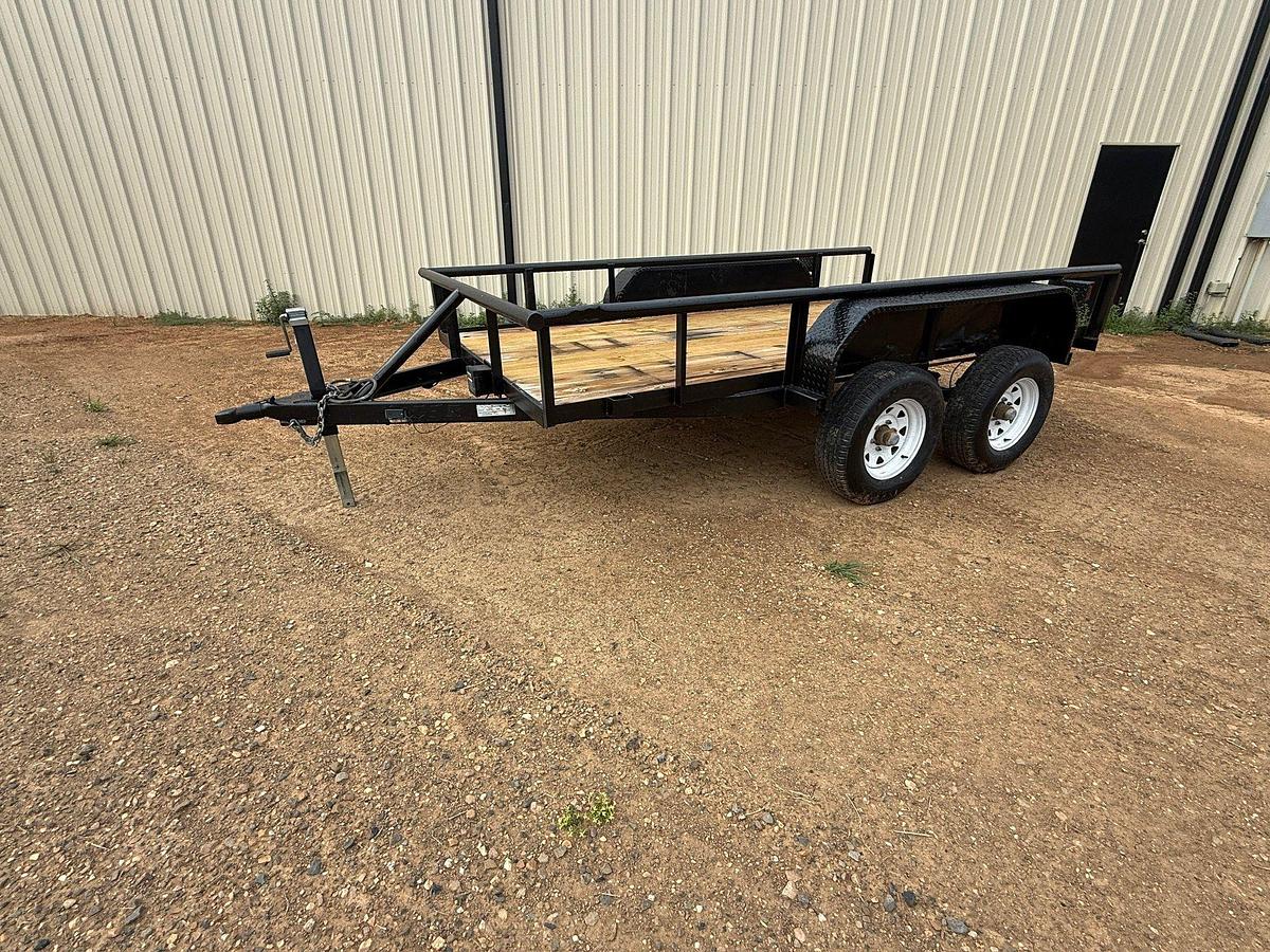 Used 2014 TIGER TRAILERS 12' X 6' T/A BP UTILITY TRAILER