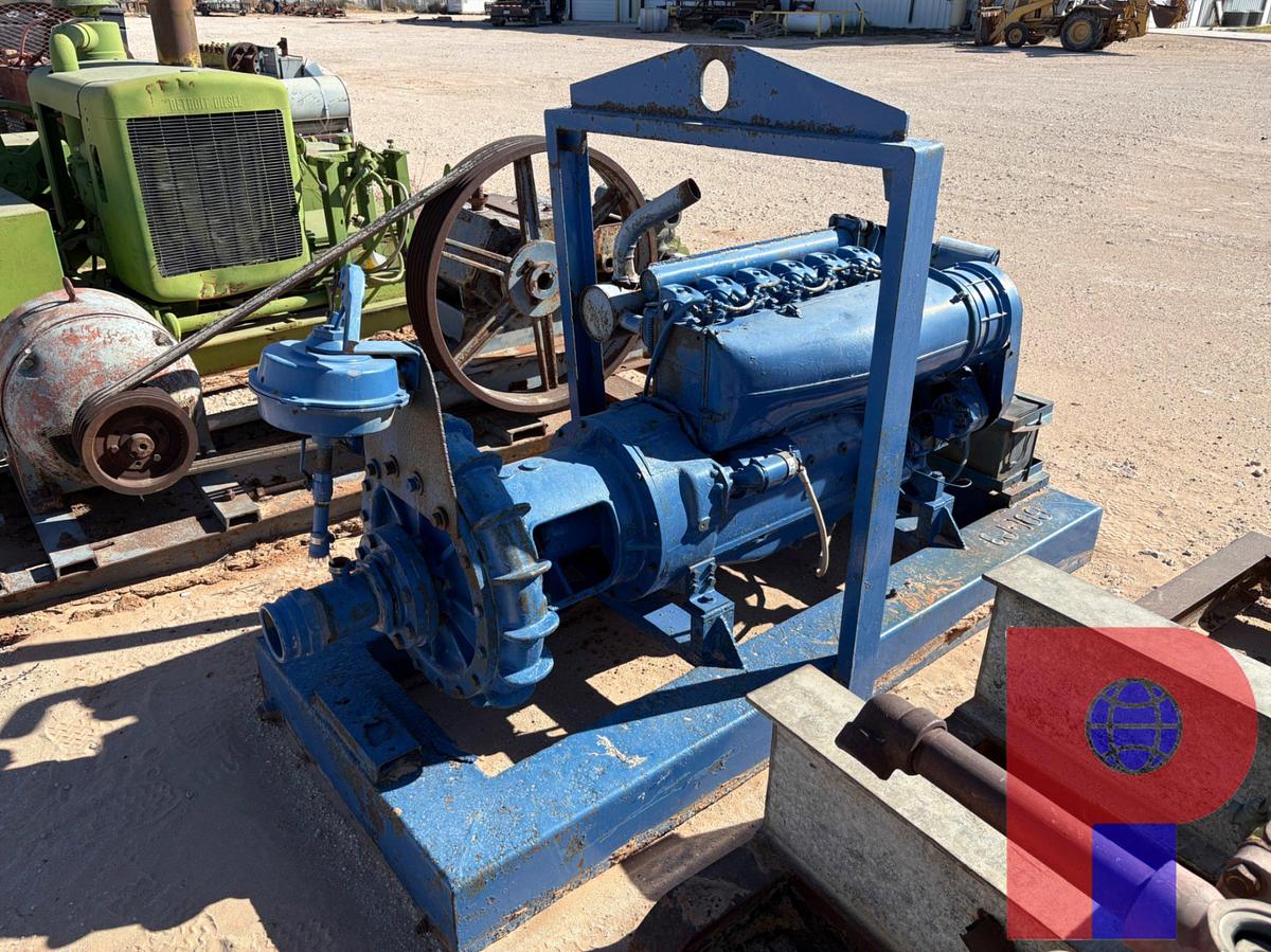 Used BERKELEY B4EY 3” X 4” CENT PUMP P/B: DIESEL ENGINE
