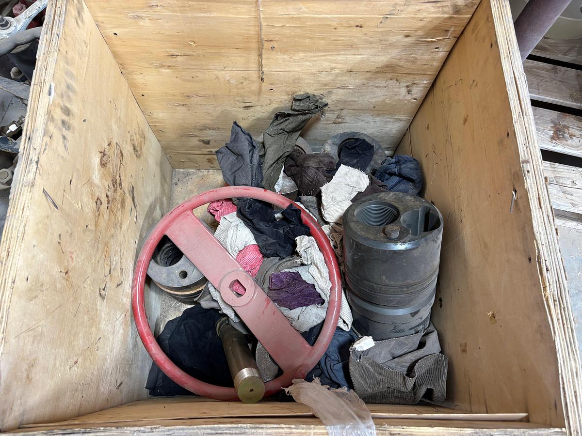Used (4 crates) of assorted stud bolts & hangers