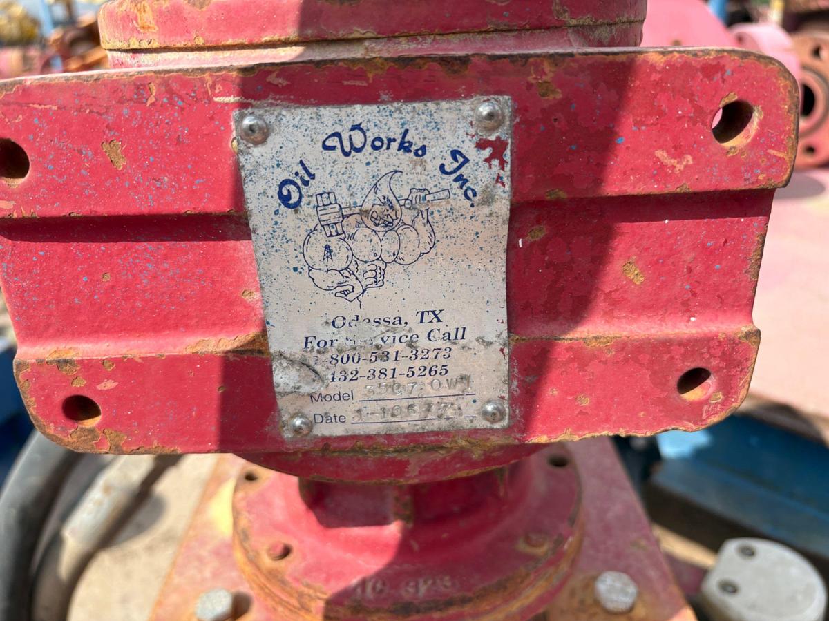 Used Oil works 3507 hydraulic pipe spinner