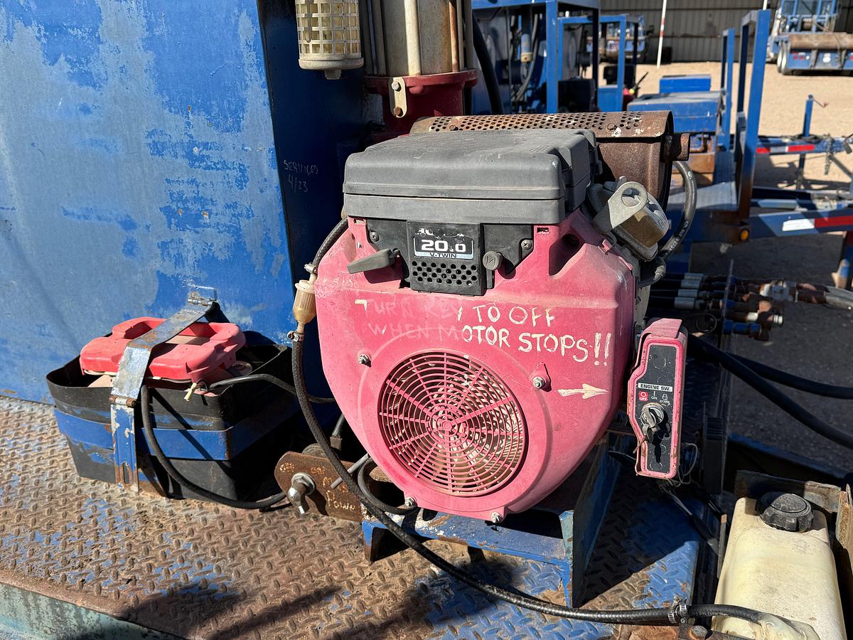 Used 7-1/16 REEDY 5M 2-7/8 HYD BOP 3-STATION MTD ON 1999 HMDE T/A BP ACCUMULATOR CLOSING UNIT TRAILER