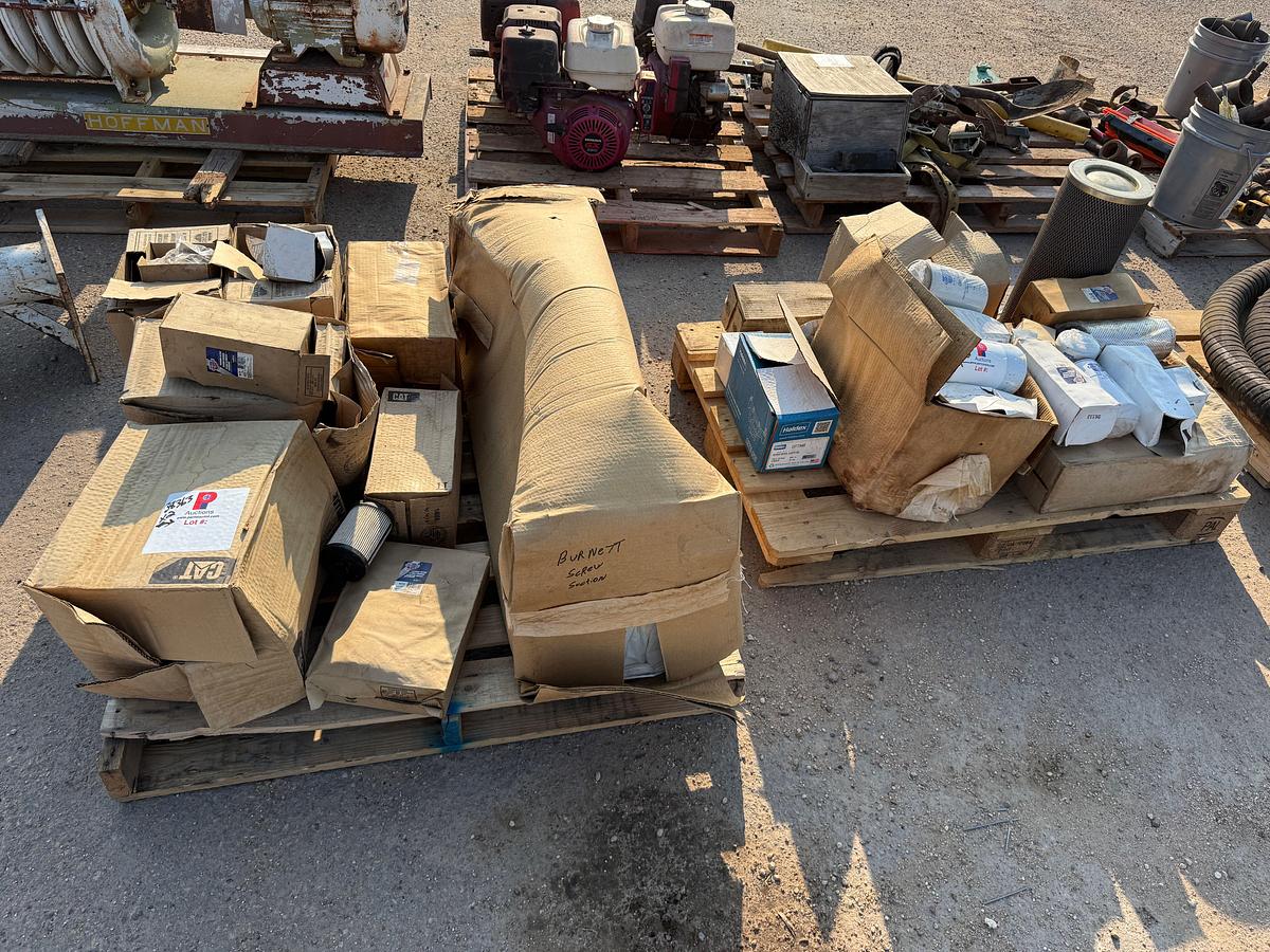 Used (2) PALLETS W/ CAT, CARQUEST, & DONALDSON FILTERS