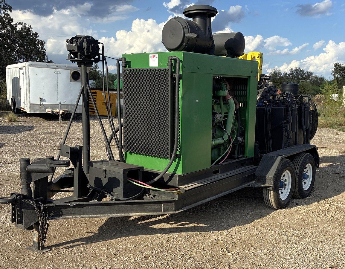 Used BOWEN 3.5 120-TON POWER SWIVEL P/B JOHN DEERE 350-HP MTD. T/A BP TRAILER