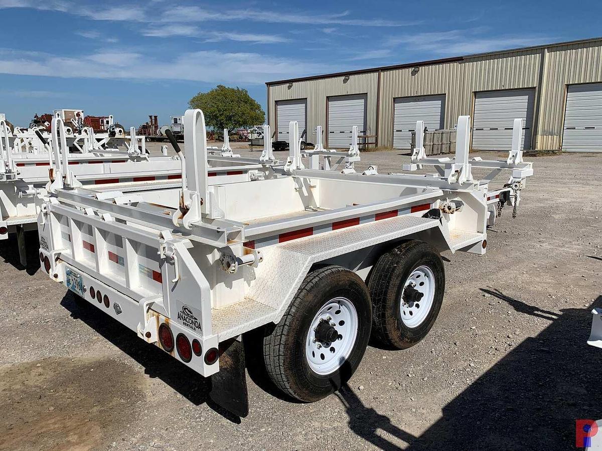 Used 2017 BROOKS BROTHERS TRAILERS 21’ T/A PINTLE HITCH POLE TRAILER