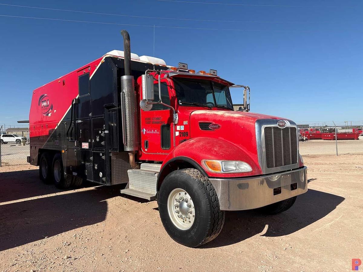 Used 2012 PETERBILT 348 T/A DAYCAB WIRELINE TRUCK