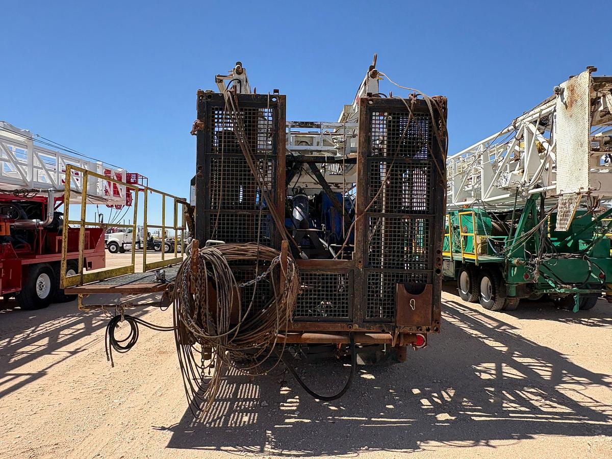 Used 2012 RIG WORKS MUSTANG 550 4-AXLE WELL SERVICE RIG (104'x275K MAST)(INOPERABLE)