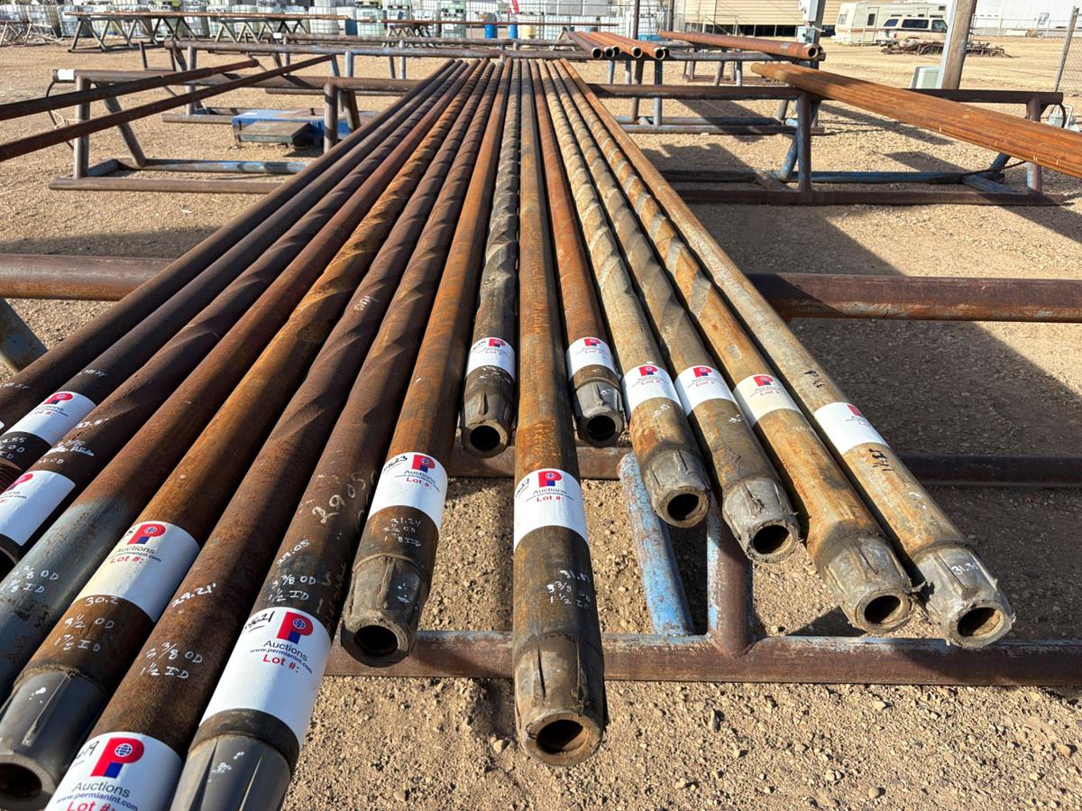 Used 3-3/8” OD X 1-1/2”ID X 31.07’L SLICK DRILL COLLAR W/ 2-3/8IF CONNECTIONS