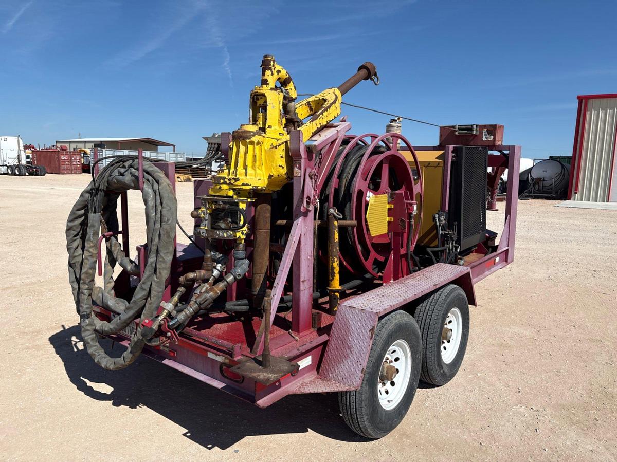 Used 2008 LOGAN PS-85 POWER SWIVEL MTD ON T/A GOOSENECK TRAILER