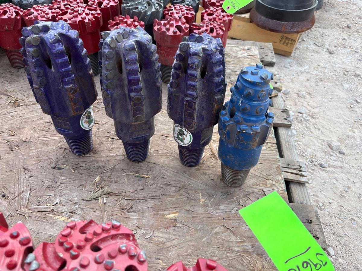 Used (4x$) assorted unused bullnose PDC drill bits