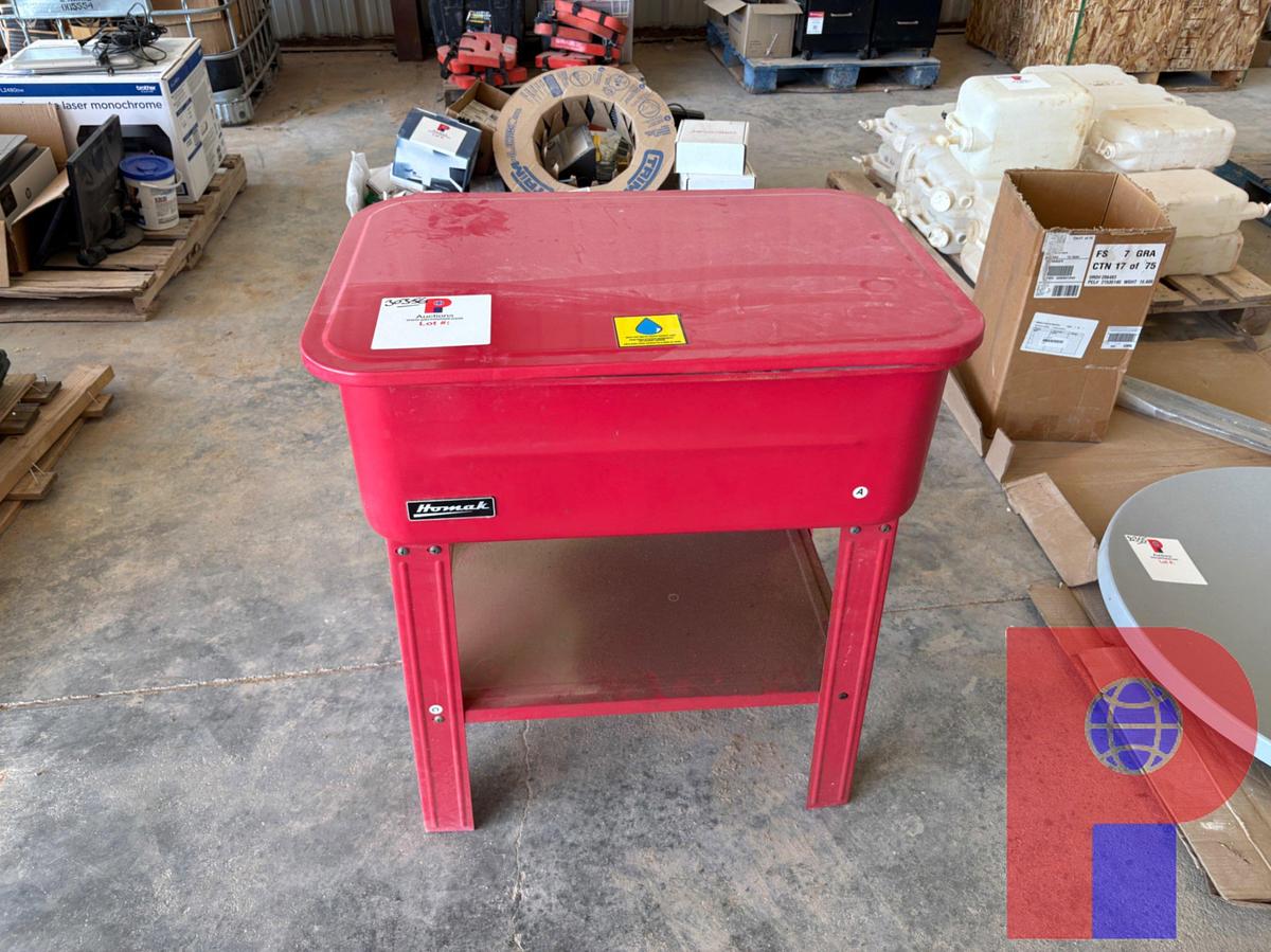 Used HOMAK 20-GALLON PARTS WASHER SINK