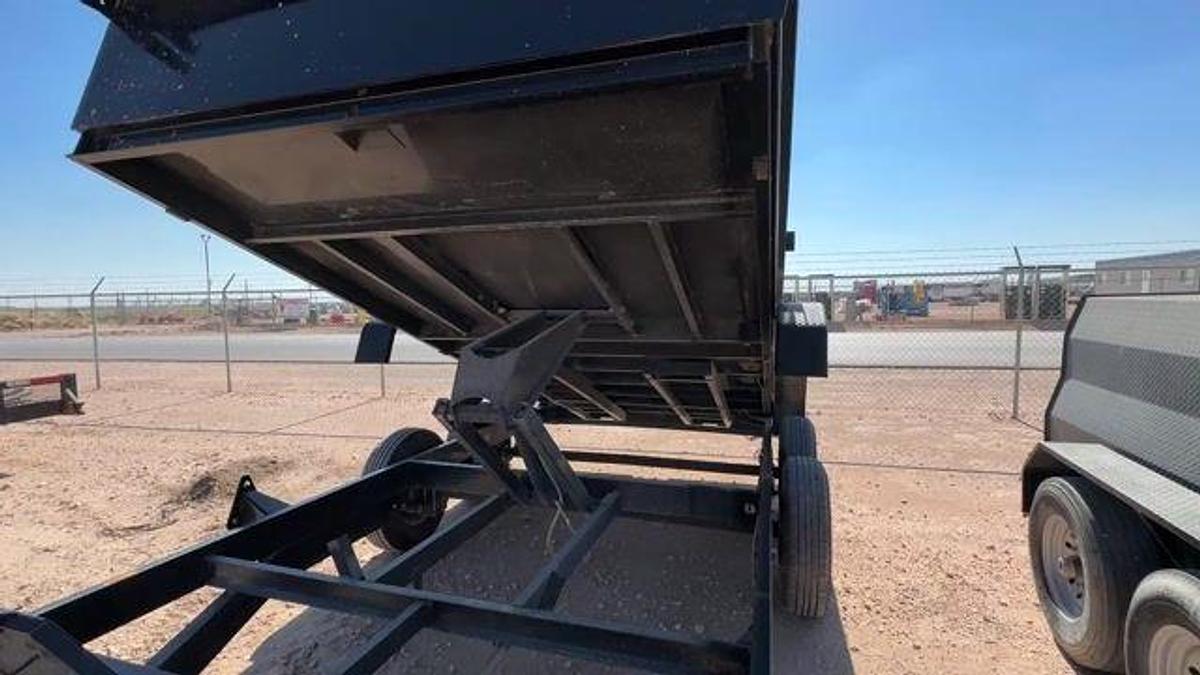 Used 2025 PJ TRAILERS 14’ X 7’ T/A BUMPER PULL DUMP TRAILER