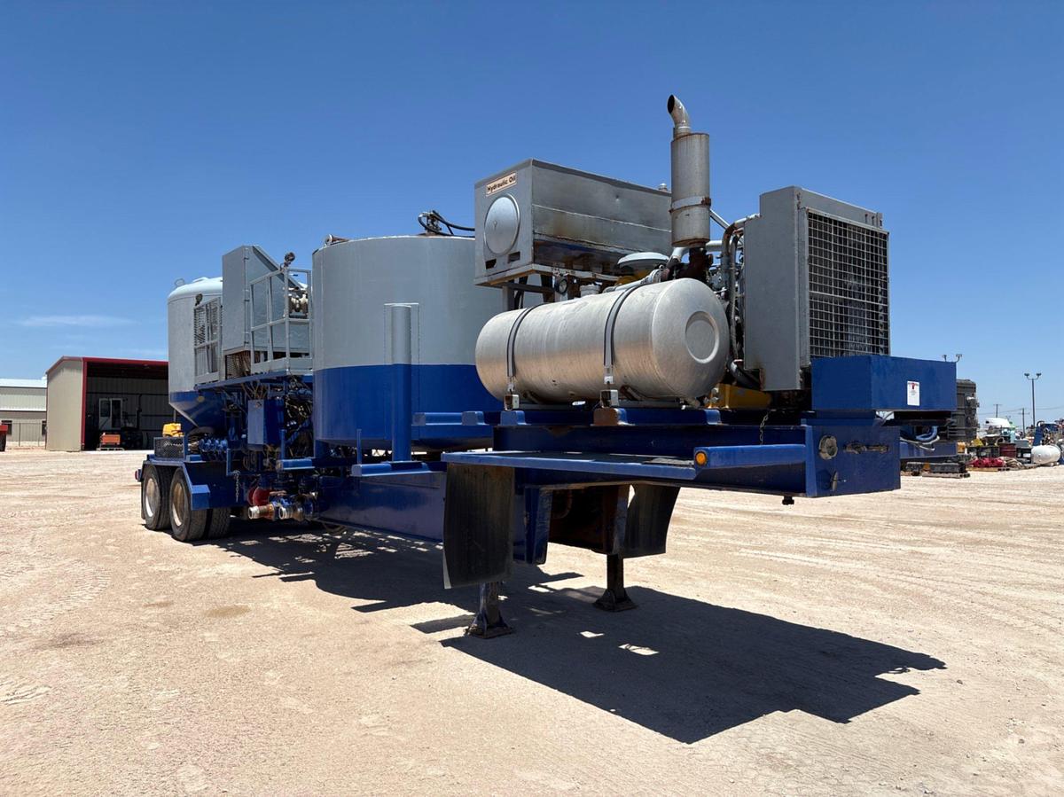 Used Serva t/a cement batch mixing trailer