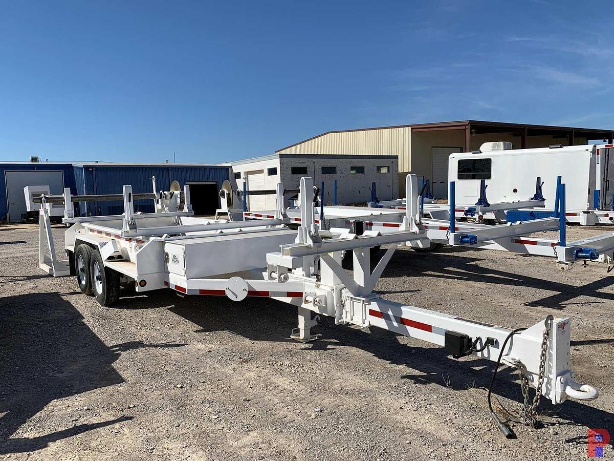 Used 2017 BROOKS BROTHERS TRAILERS  21’ T/A PINTLE HITCH POLE TRAILER
