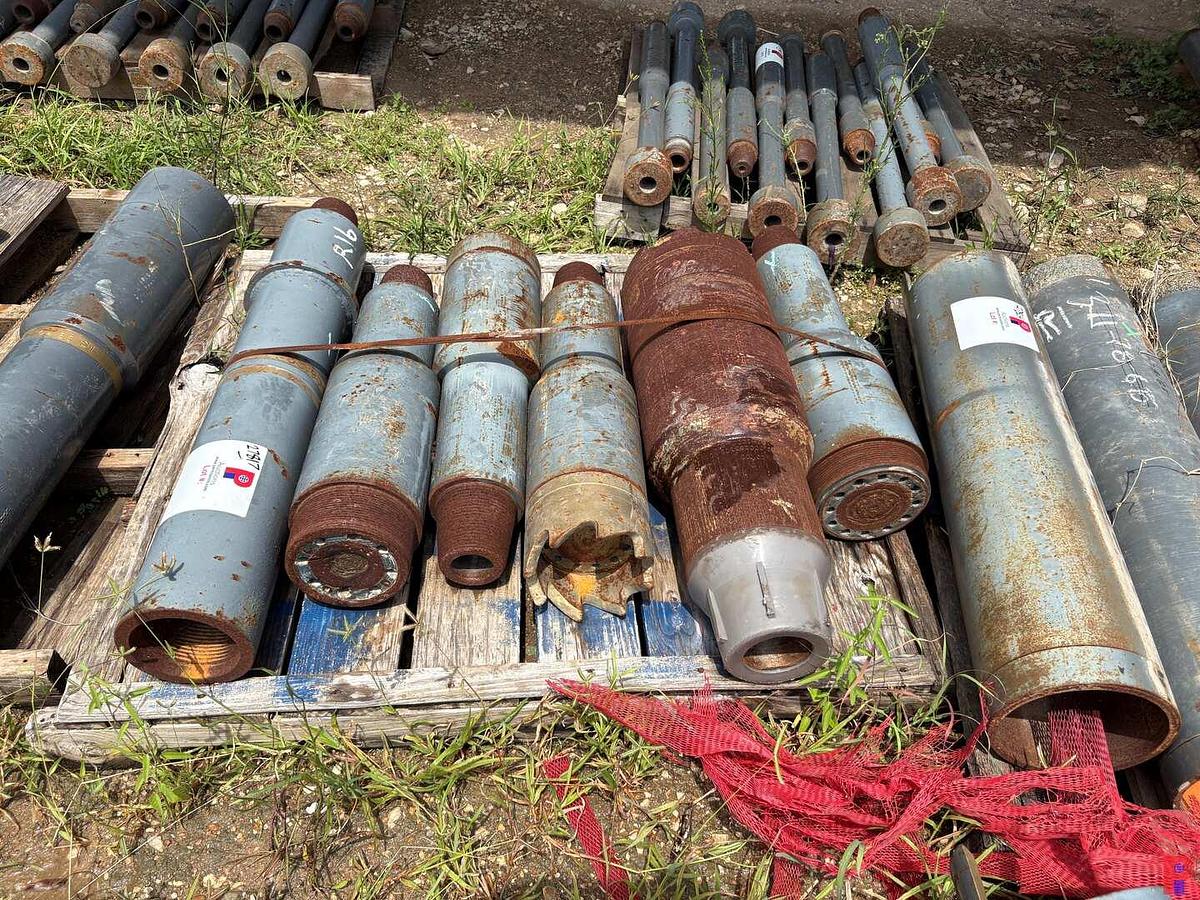 Used (5X$) (5) 7”-10”OD BASKET MAGNETS W/ SAWTOOTH GUIDES