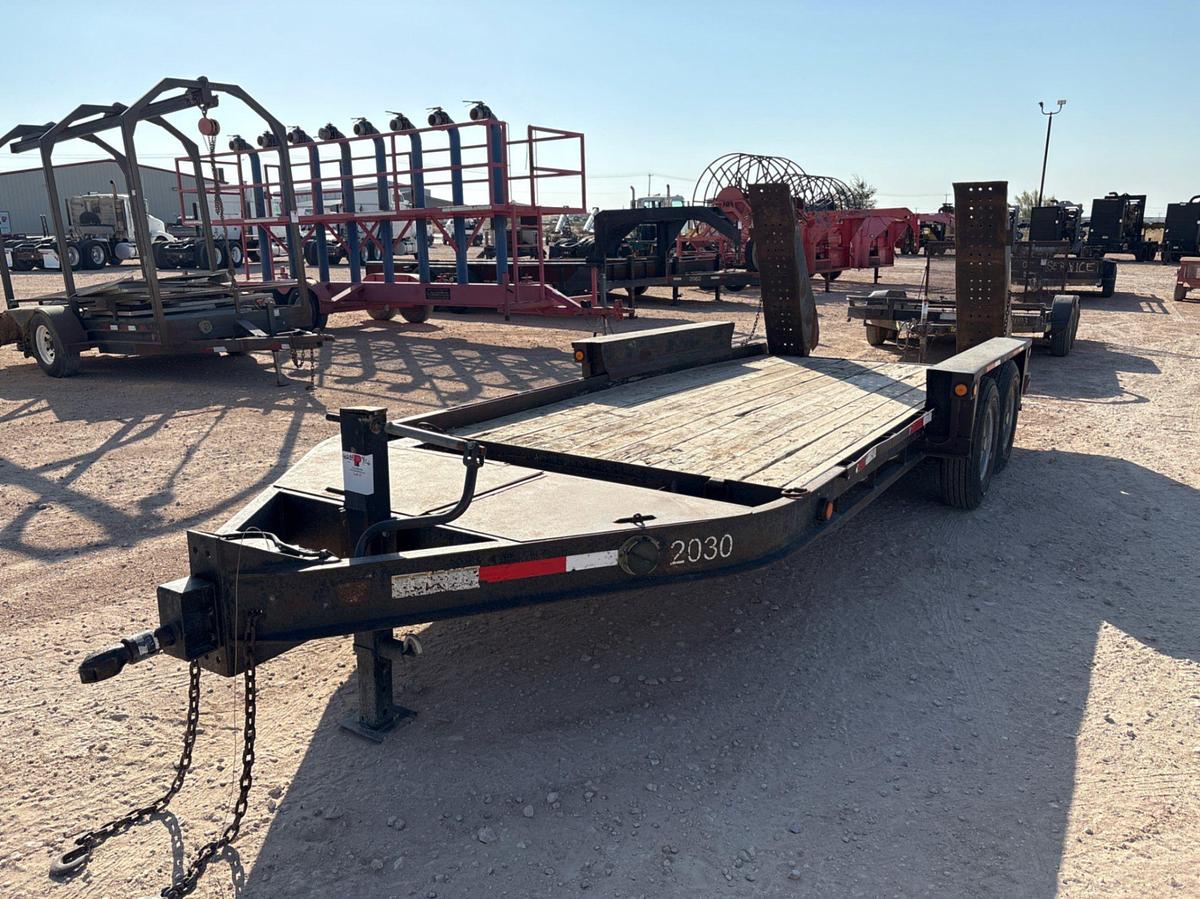 Used 2005 BELSHE 16’ X 81” T/A BUMPER PULL TRAILER