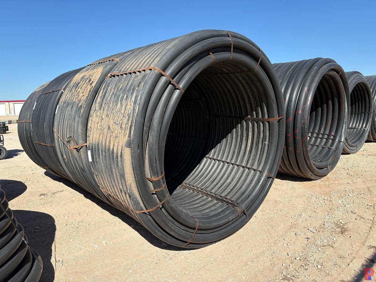 Used 1,000 FOOT ROLL OF 3” IPS DR9 POLY PIPE
