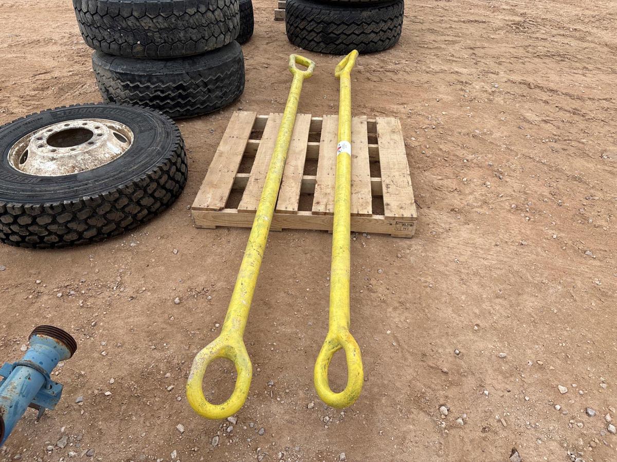 Used (2) 1-7/8” x 120” elevator links