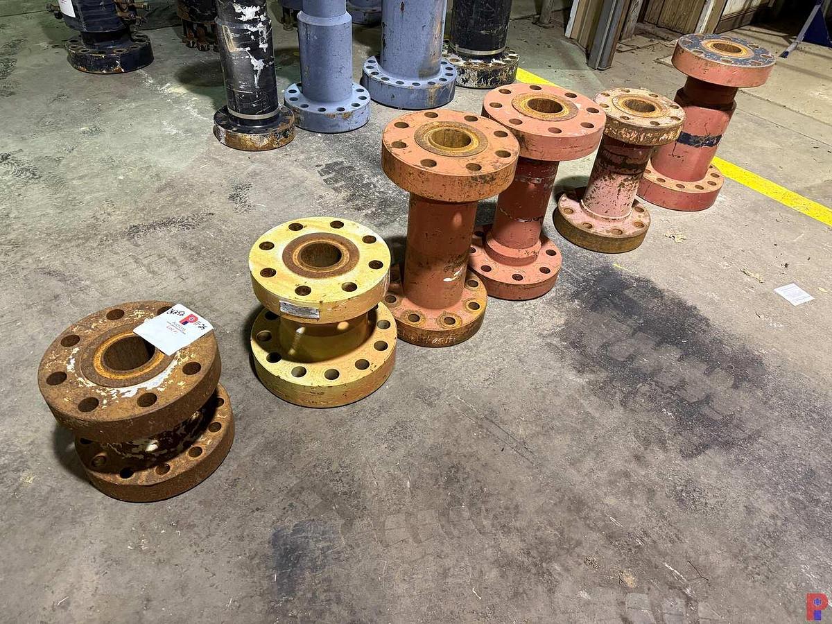 Used (6) 4-1/16” X 1.4’ -2’ SPOOL ADAPTERS