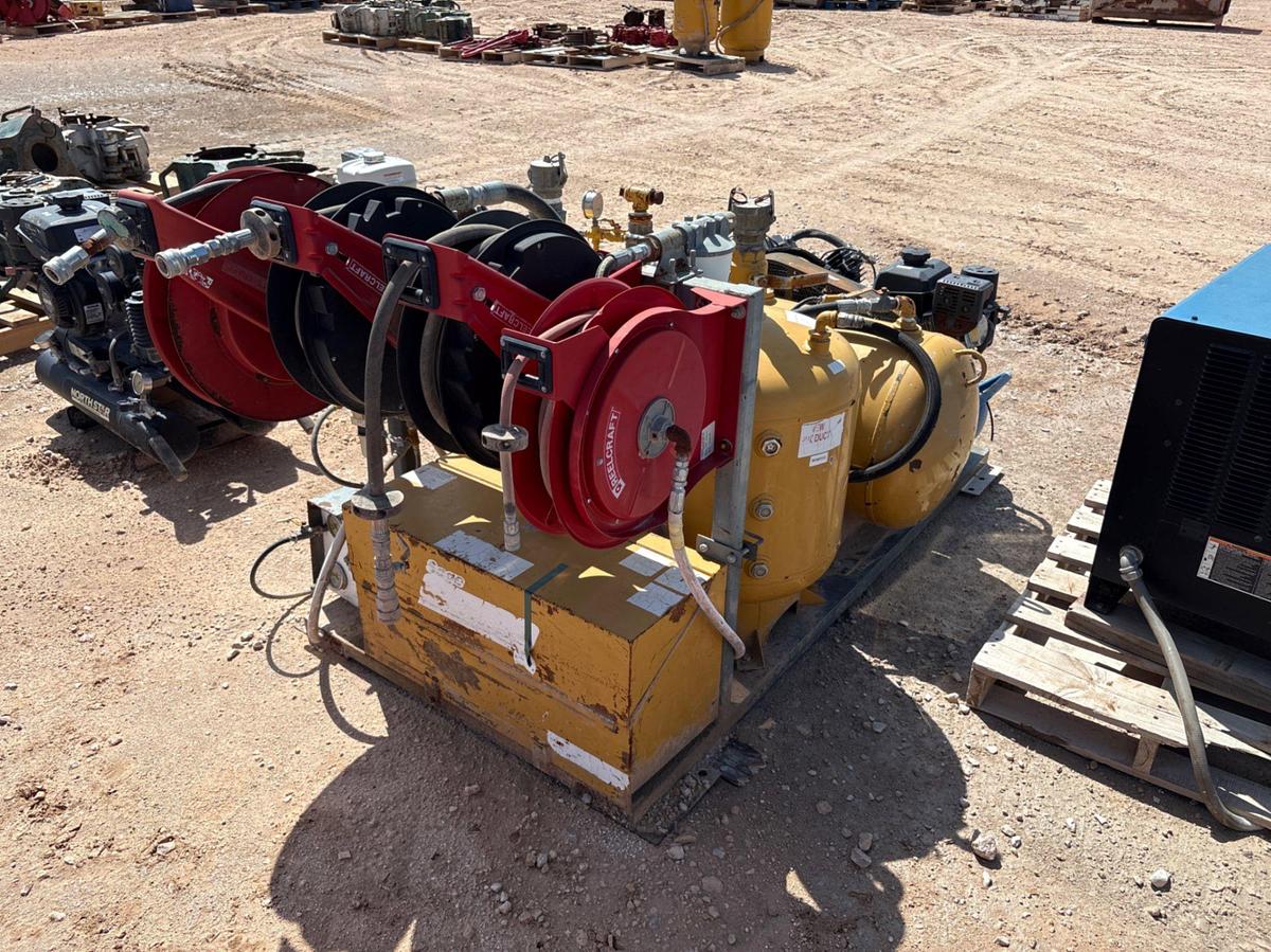 Used Sage oil vac model: 2M063 lube skid