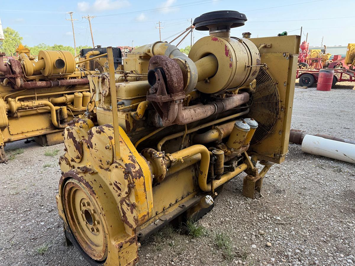 Used CATERPILLAR D353 DIESEL ENGINE W/ RADIATOR