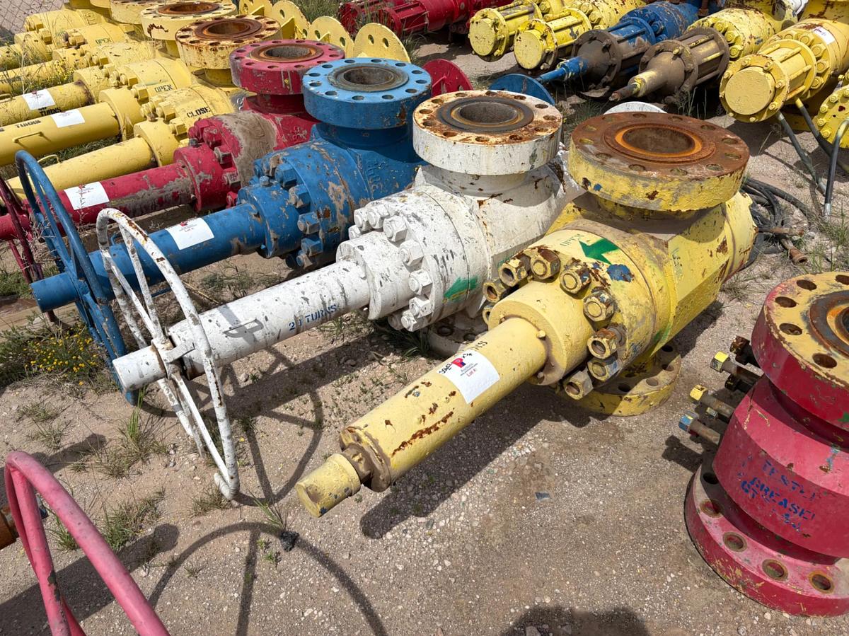 Used (3x$) (3) 7-1/16” frac valves